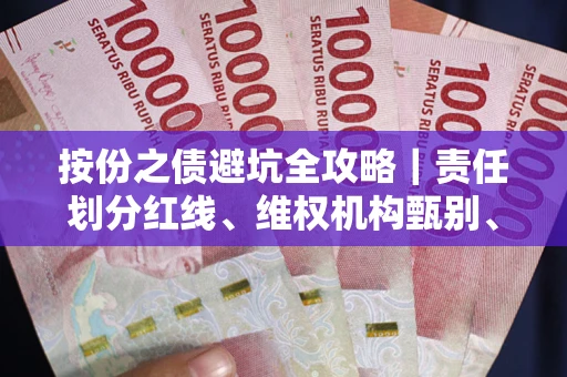 北京按份之债避坑全攻略｜责任划分红线、维权机构甄别、纠纷处理全流程拆解