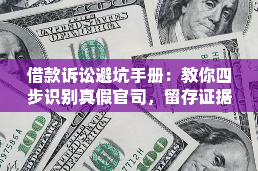 北京借款诉讼避坑手册：教你四步识别真假官司，留存证据不踩雷