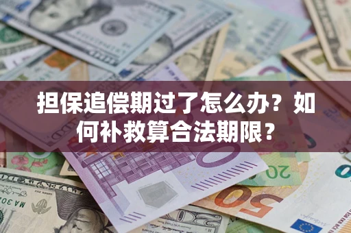 北京担保追偿期过了怎么办？如何补救算合法期限？