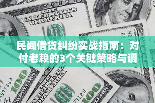 北京民间借贷纠纷实战指南：对付老赖的3个关键策略与调解盲区解析