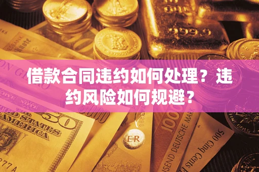 北京借款合同违约如何处理？违约风险如何规避？