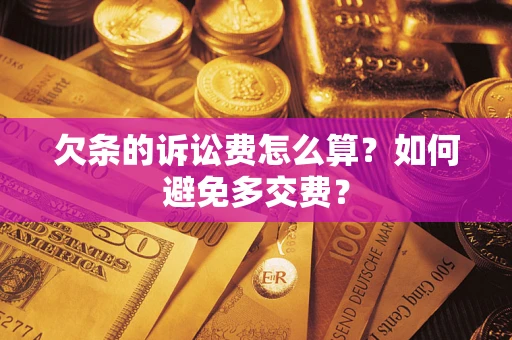 北京欠条的诉讼费怎么算？如何避免多交费？