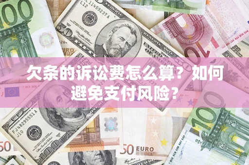 北京欠条的诉讼费怎么算？如何避免支付风险？